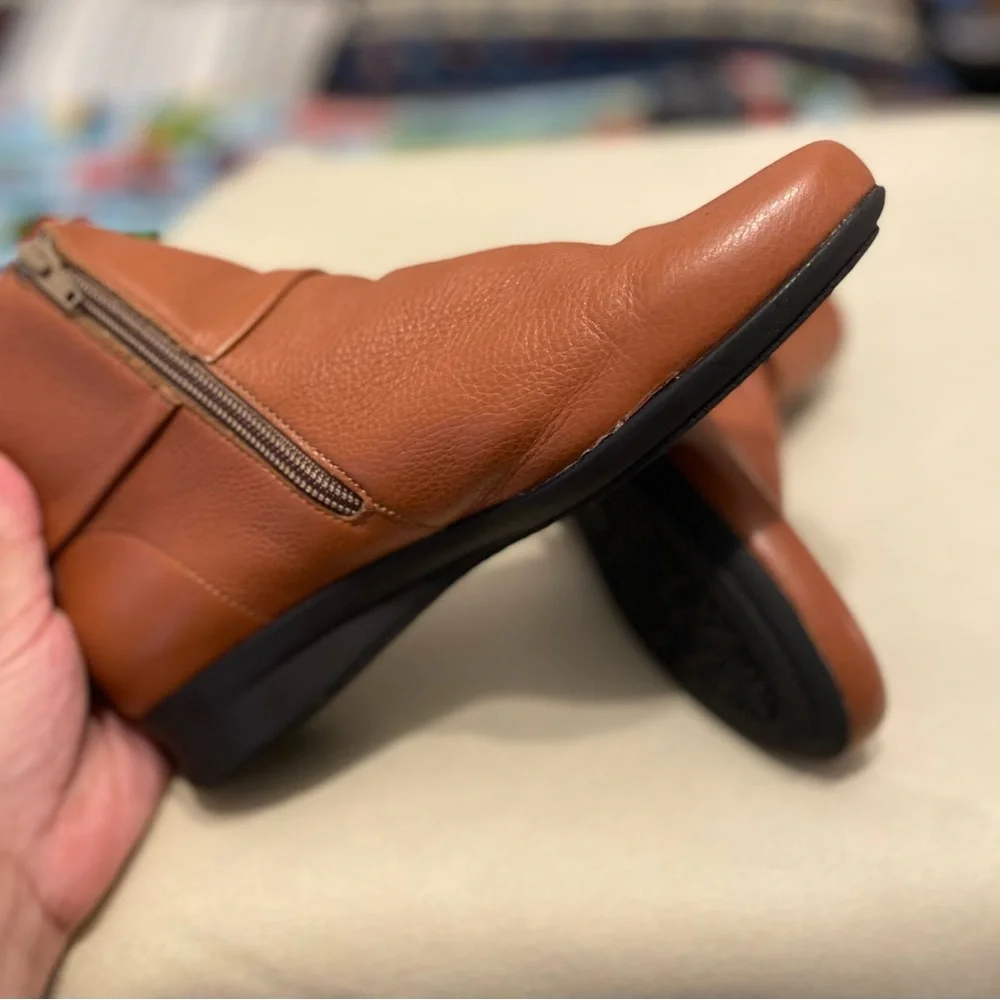 Elegant Tan Ankle Booties